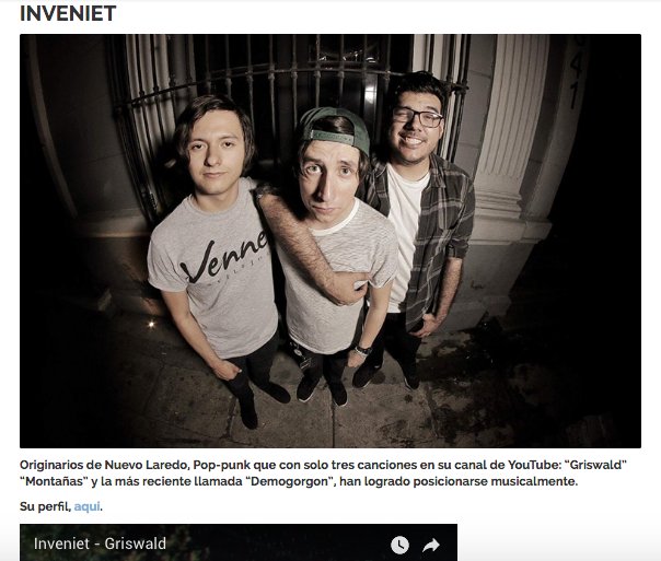 5 Bandas de Pop Punk que debes escuchar, según la Revista Feel: @MaySundayBand <a href="/MiMascotaLeila/">Mi Mascota Leila</a> <a href="/GoCarolinaMx/">Go! Carolina</a> Chapsticx &amp; sus <a href="/nvntmx/">Inveniet</a> 🔥👽🛸