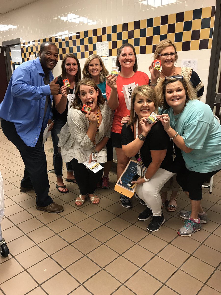 JillTeacher117's tweet photo. WE PROMISE NOT TO MAKE CARMEN NOR ALLYSON THE CUPCAKE POLICE. #mcesmavs #mcslearn #amazingracefacmeeting https://t.co/LVA7XcqCZl