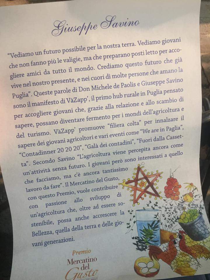 VazappHub's tweet photo. Il #futuro per il nostro fondatore @savinogiuseppe. Il futuro sostenibile di #giovani custodi del creato.
Oggi #VaZapp è premiato al #mdg17 https://t.co/LYTEszf4Fs
