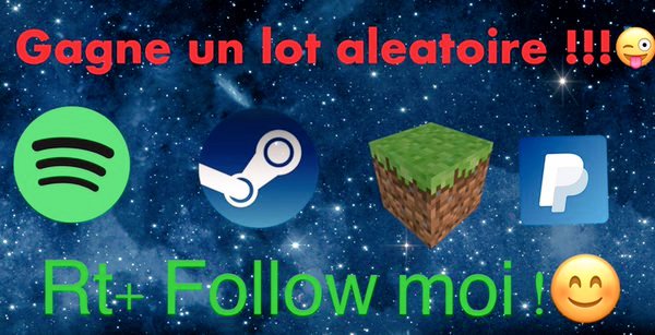 LudoConcoursKDO's tweet photo. 🔥 #CONCOURS SPEED 🔥

🎁 GAGNE UN LOT 🎁

👉 #RT &amp; #FOLLOW

@LudoConcoursKDO
@YT_GhostFx
@UnityGen 
@bobisecter

👉 TAS: 5 MIN ⏳ https://t.co/Y7jUWmjeju