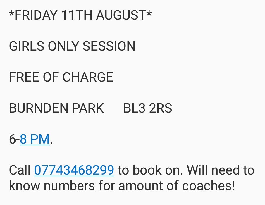 <a href="/OxGrove_Girls/">OxfordGroveJFC_Girls</a> <a href="/mossbankjfc/">MossBankJFC</a> <a href="/BBDFL_Girls/">BBDFL_Girls</a> <a href="/AltyJfcGirls/">Altrincham FC Girls</a> <a href="/ajsgreenarmy/">Academy Juniors FC</a> <a href="/AFC_Bolton/">AFC Bolton</a> <a href="/TikiTakaGirls/">TTFA Girls Academy</a> <a href="/BurndenPark/">Burnden Park 3G</a> <a href="/TowerFMSport/">TowerFMSport</a> @TheBBDFL PLS RT