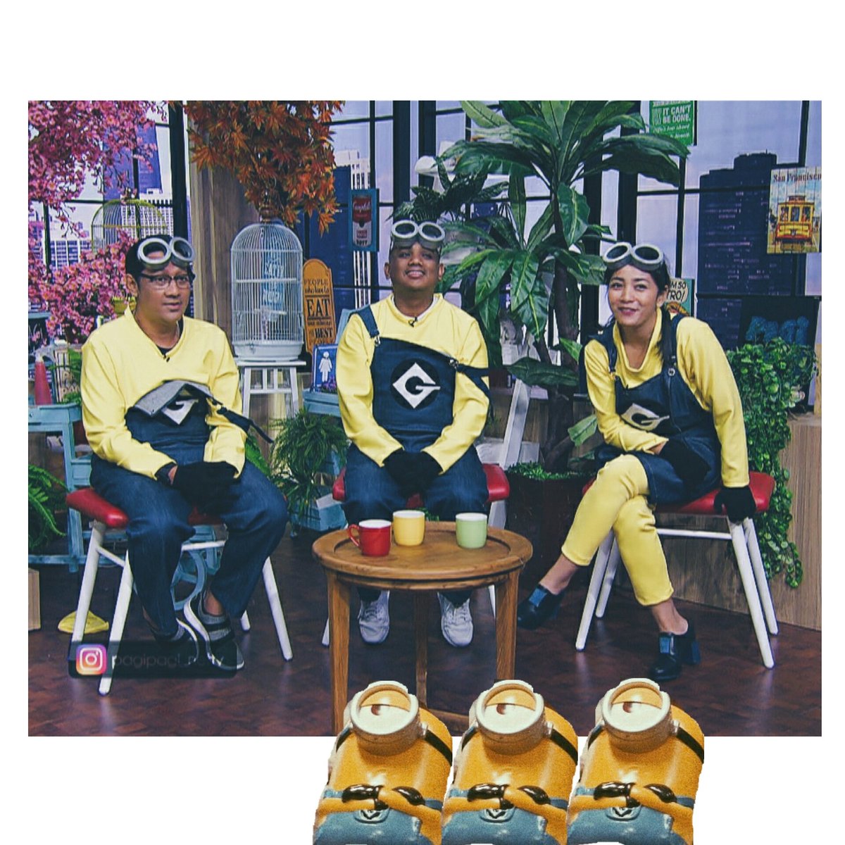 PagiPagi_NET's tweet photo. Bababababanana! Ada 3 Minion di #PagiPagiNET hari ini π https://t.co/c62Kf9ao4X