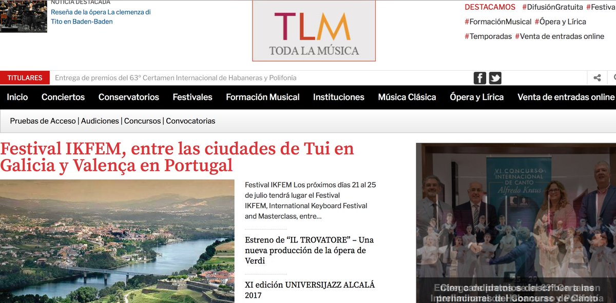 cultura_na's tweet photo. La revista @TodalamusicaEs avanza la programación de la #SMADE2017 que se celebrará del 1 al 10 de septiembre.
https://t.co/zsIprBEvq0 https://t.co/mH9jkAn4Xr