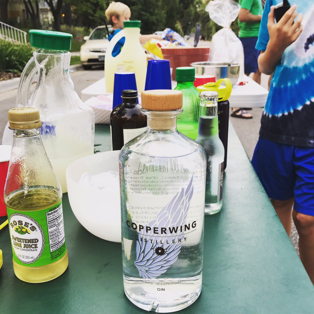 CopperwingSLP's tweet photo. What are you serving at your National Night Out block party? #Copperwing #gin #NNO17 #Mpls https://t.co/VZfKPfKnYR