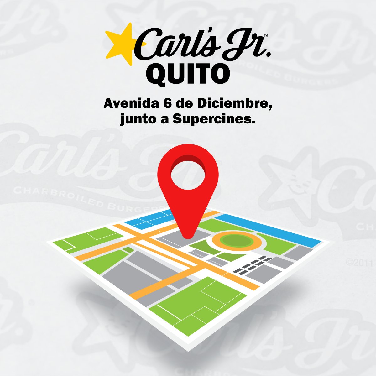Ya sabes dónde comer en serio en Quito. #CarlsJr