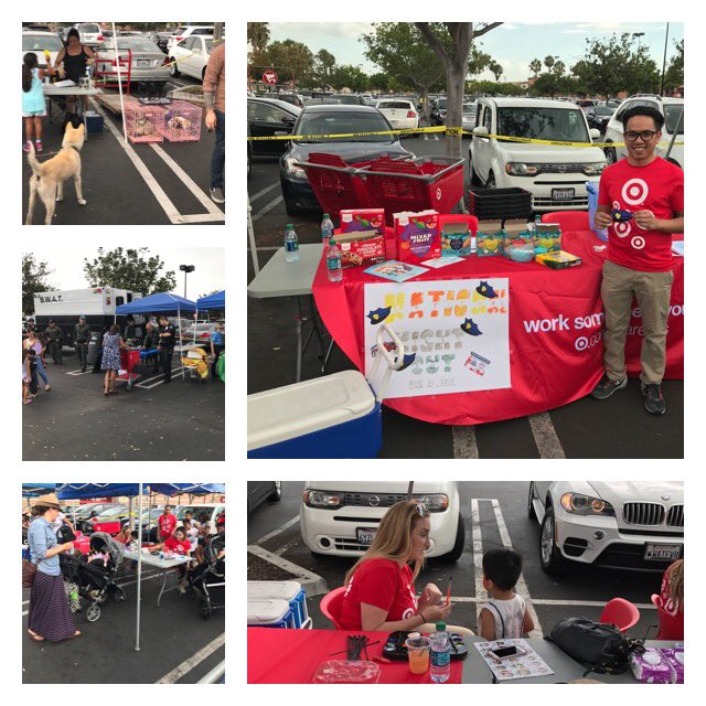 Target Costa Mesa and National Night Out.