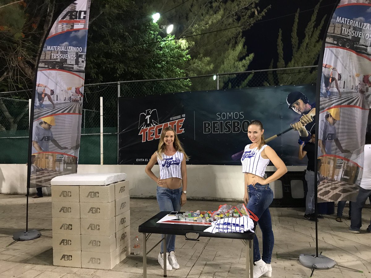 ABCostruccion's tweet photo. Hoy Grupo ABC estamos apoyando a @tigresqroficial en su partido contra @LeonesOficial. #VamosTigres! ⚾️🙌🏼 https://t.co/81Ei8kIjVF