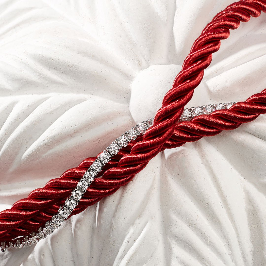 Sophisticated and simple. Our striking diamond Tennis Bracelet is an absolute must-have!