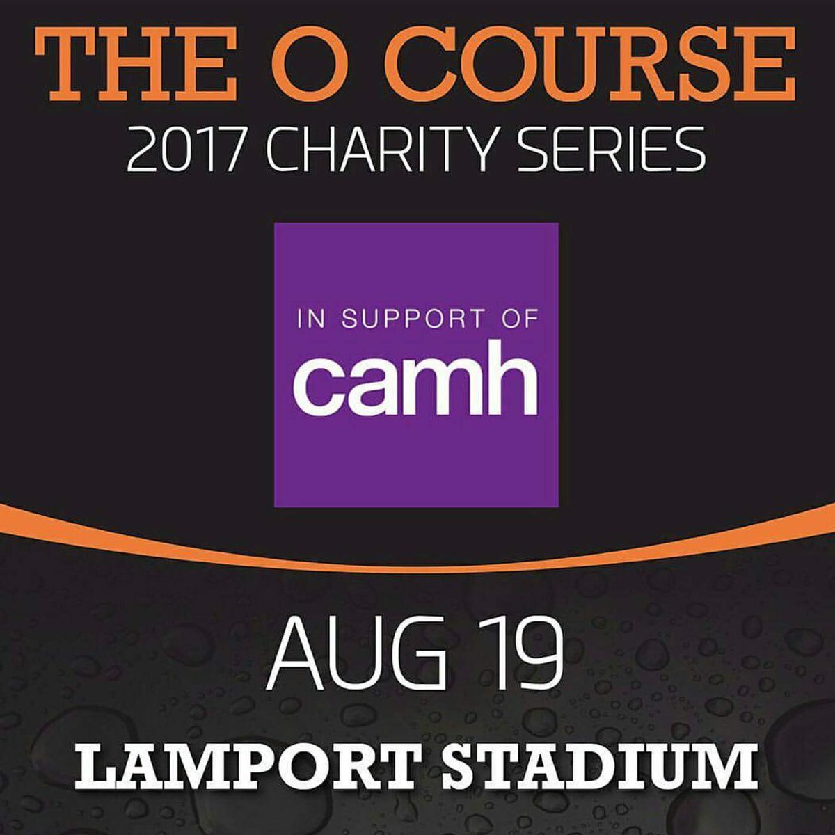 TheOCourse's tweet photo. August is here Troops! Our second event of #TheOCourse is in support CAMH @endstigma. SIGN UP and wear PURPLE to support CAMH! πͺπΌ https://t.co/bdi8geJ9ez