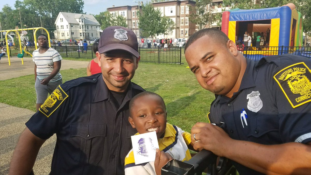 LtFoley's tweet photo. HPD playing around at #NationalNightOut2017 https://t.co/vK8YUgOHZa