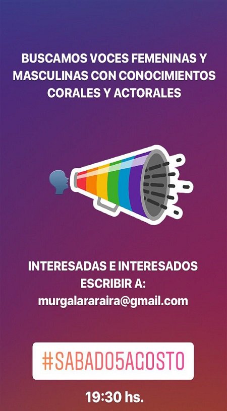 lararaira's tweet photo. ¿¡Qué esperás!? Es este sábado. #MurgaEstiloUruguayo#CantarConAmigos https://t.co/AP0Lj0odfE