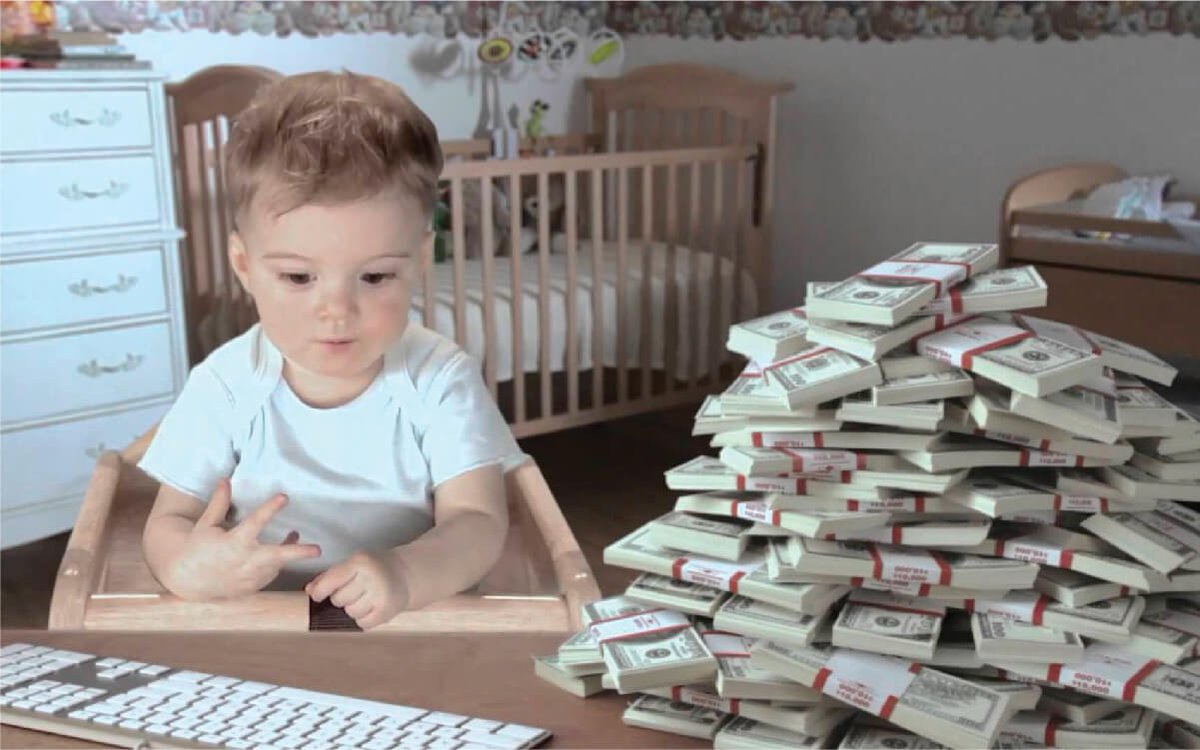 greygroup's tweet photo. During the big game in 2008, more people viewed Grey’s @etrade Baby commercial than the game itself. #Grey100 https://t.co/CpfdVieDPO https://t.co/S7LvY3wON2