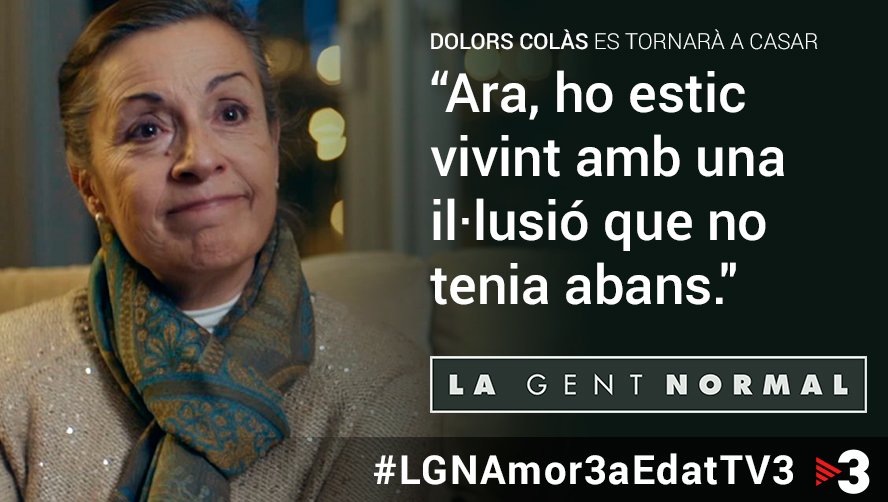 La Dolors i el Leslie es van retrobar per causualitat després d'anys de no saber res un de l'altre. Ara es volen casar #LGNAmor3aEdatTV3