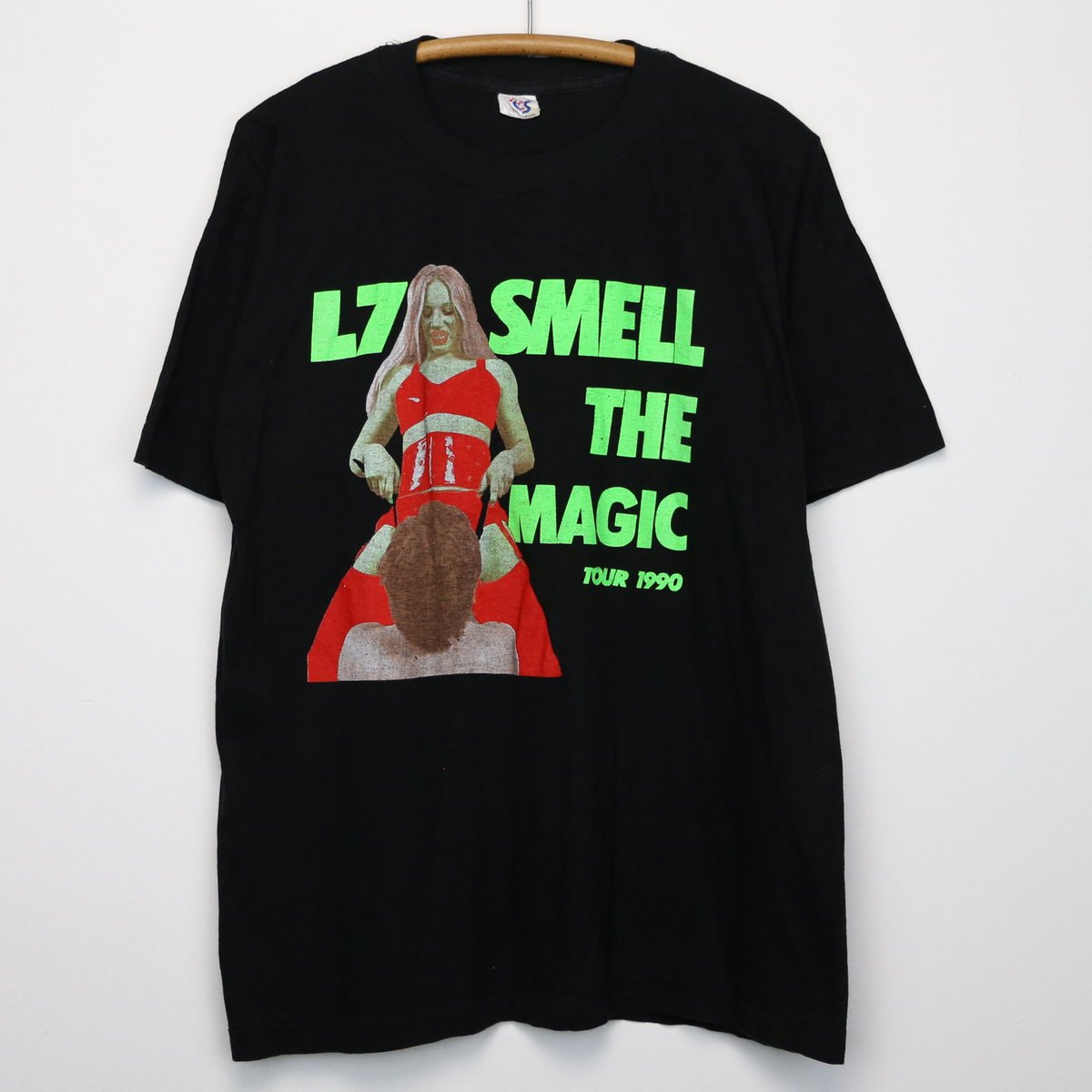 最適な価格 L7 Tシャツ 90s ビンテージ L7「SMELL douala.cm MAGIC