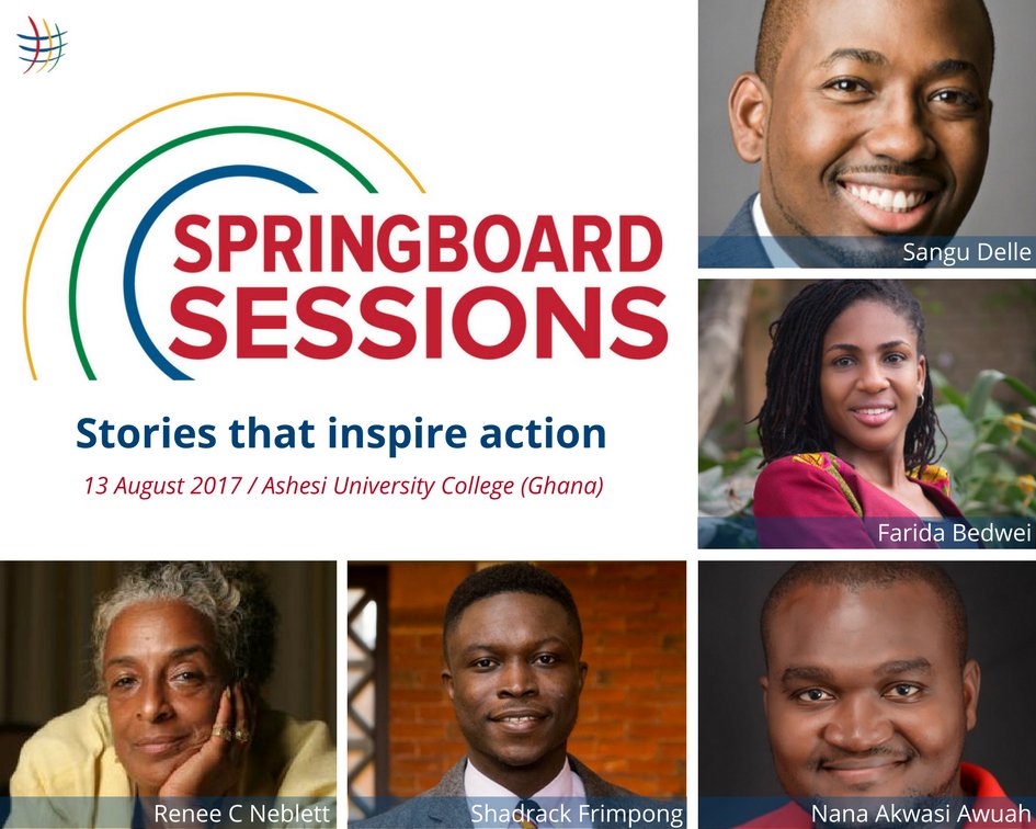 MFGlobalCitizen's tweet photo. 5 more day to register for #SpringboardSessions at @Ashesi! Join the stories that inspire action >> https://t.co/3nOHuf0W1z
#GhanaGCC2017 https://t.co/o8wI6oIX1D