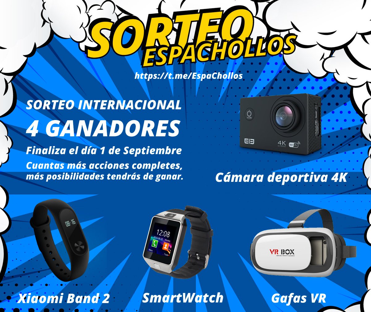 EspaChollos's tweet image. Sorteo internacional de @EspaChollos clic aquí goo.gl/yhHCZP completa las acciones y participa #YoParticipo #EspaChollos #RT