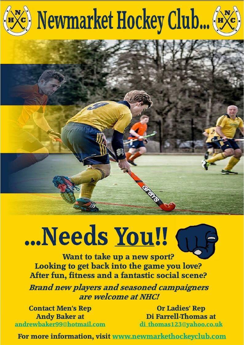 NewmarketHC's tweet photo. WE NEED YOU! #NewPlayers #OldPlayers #CurrentPlayers #Hockey #HockeyFamily #EnglandHockey #NavyAndYellow #Men #Ladies #Sport #WeLoveHockey https://t.co/oYNaoQmaEY