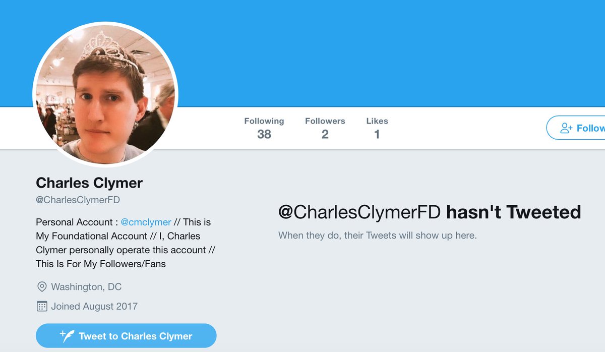 Charlotte Clymer Fyi This Is Not An Account I Created Reported If It Follows You Please Block It A Foundation I Barely Get Out Of Bed In The Morning