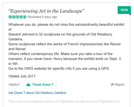 SewardJohnson's tweet photo. A must see!  #sewardjohnsonatelier @TripAdvisor  @oldwestburygard https://t.co/GEPM6pmWGH