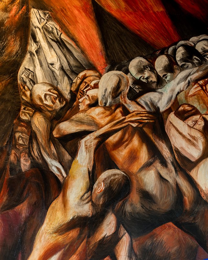 socdec's tweet photo. Jose Clemente Orozco 'Prometheus' (1930)
Mural at Pomona College in Claremont, California https://t.co/TX45SX45SD
