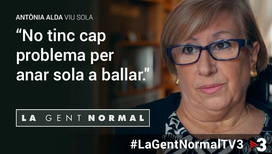 L'Antonia creu en l'amor però cadascú a casa seva. #LGNAmor3aEdatTV3