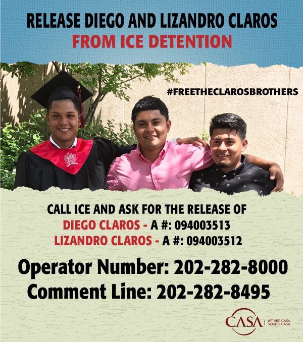 The Rally May Have Been Yesterday, But The Claros Brothers Can Still Be Helped! Keep Calling The Numbers Below And #FreeTheClarosBrothers !