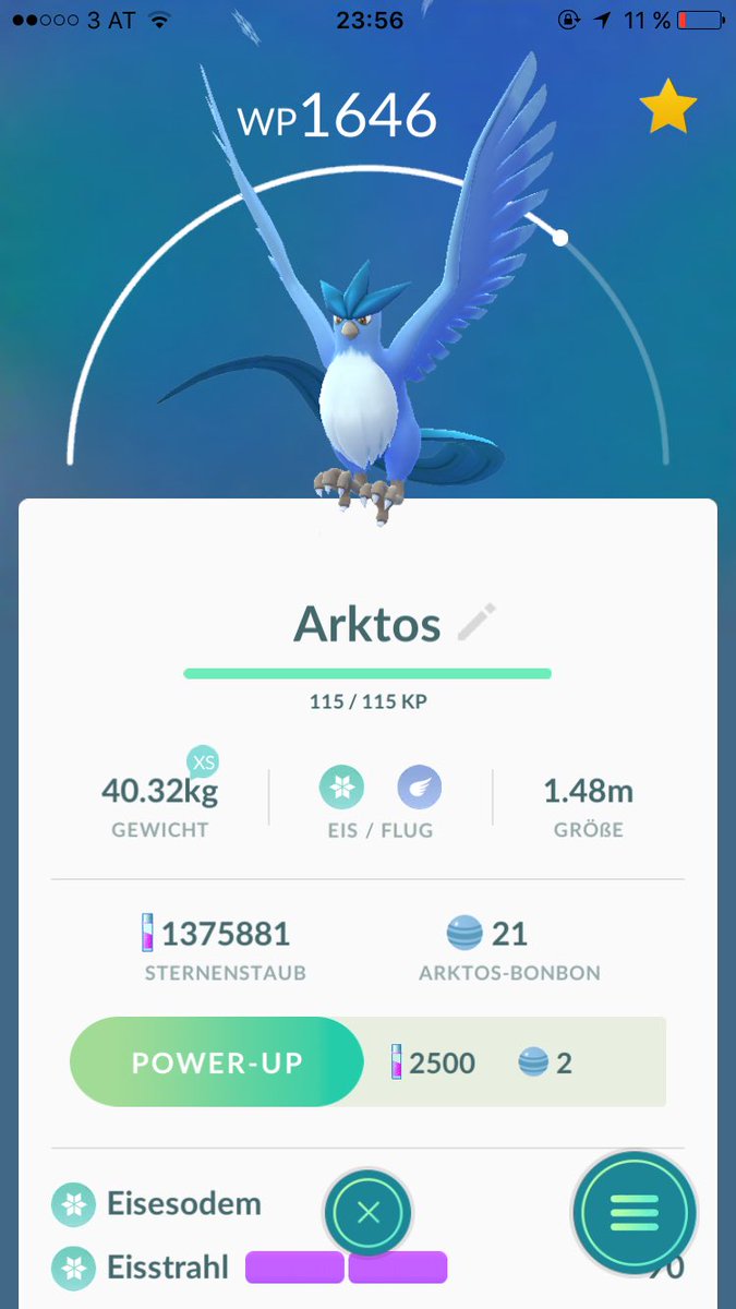 spieletrend's tweet photo. @AdamGlambert304 @Dom8712 @hyperqyzed @HannoTV @JulianFGU @Fruitdude333 @steckdich @Euronics_TV @juno4272 @PokemonGoApp @PokemonGOdeu Wer braucht schon das Tier von Team Mystic. 😁 https://t.co/REJ6Ik0JSD