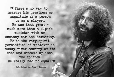 Happy Birthday to Jerry Garcia! He would have been 75 years old today.  