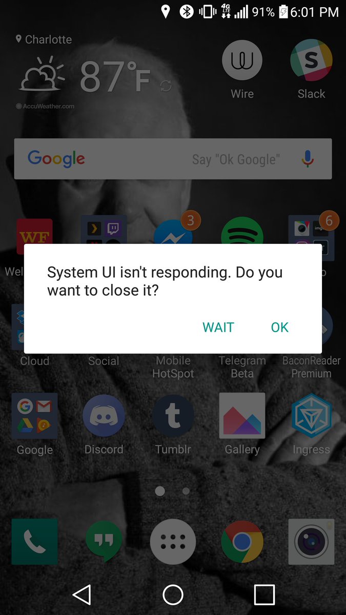 DeadbeatEnginer's tweet photo. @LGUSAMobile @LGUSAMobile I DM'd with no response so here's another fun thing I saw on my V10 today https://t.co/2RDTUvLKr6