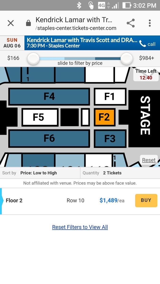 TheRoszone's tweet photo. @kendricklamar &amp; @BIGBABYDRAM  $1,500 per ticket to attend y'all performance? Wow...or a nosebleed seat for $160 need2 save up to see y'all! https://t.co/zkUEPYWfx4