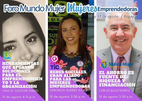 FunMundoMujer's tweet photo. #ForoMundoMujer invita a los taller para el fortalecimiento de las capacidades empresariales.
Cupos limitados --> https://t.co/ZvEHvWy1L4 https://t.co/9off3vL1FS