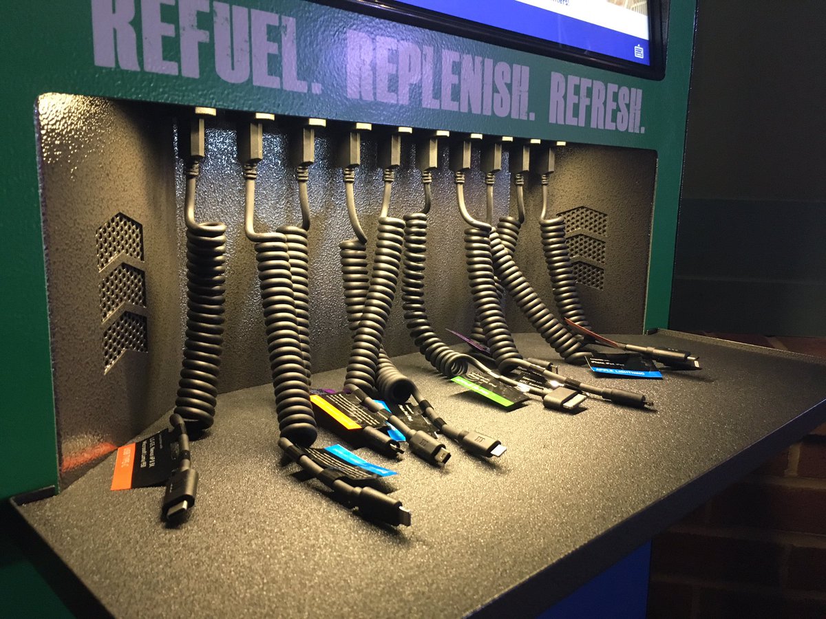 Carowinds's tweet photo. Harmony Hall has two phone charging stations if you're ever running low 📲 #ProTip #ParkHack https://t.co/4glTtRseFh