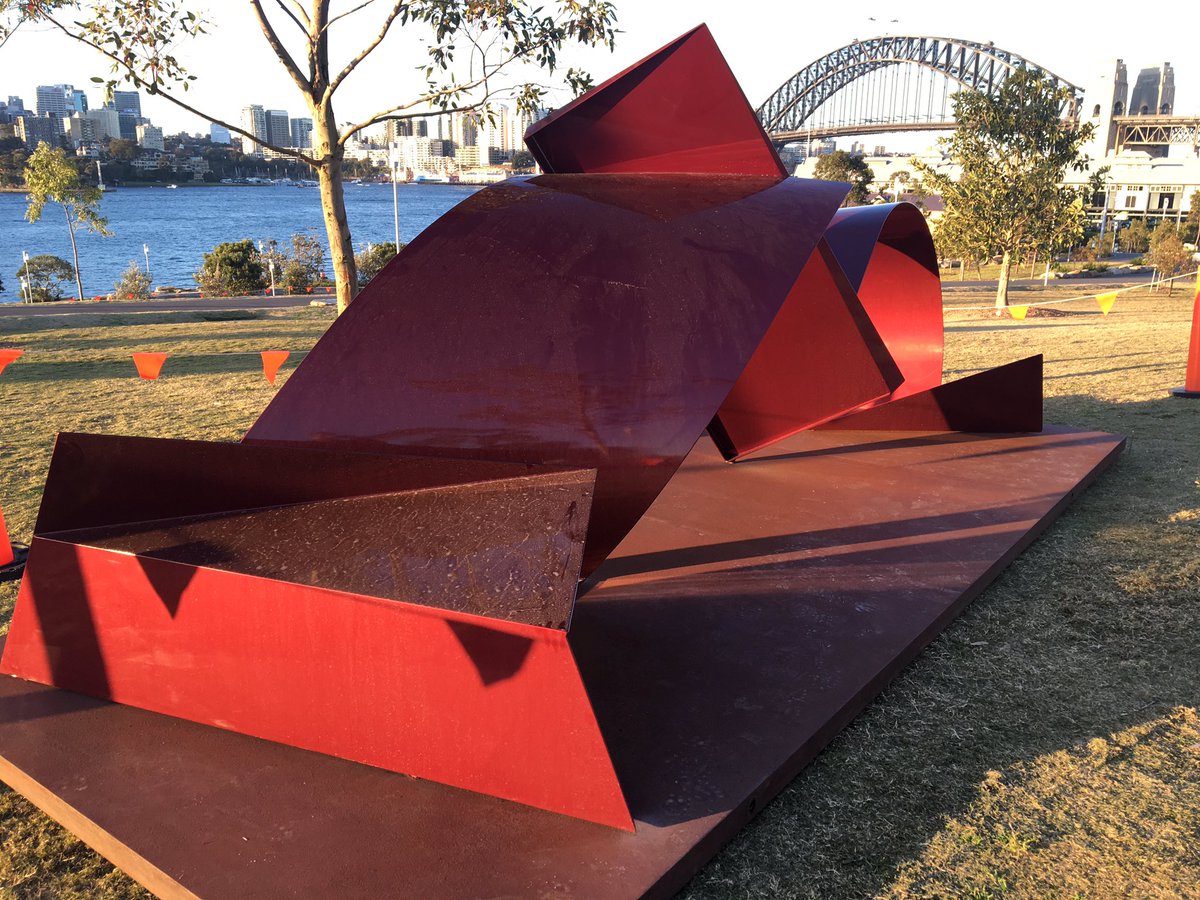 Barangaroo's tweet photo. Only 3 days until Sculpture at Barangaroo opens at our headland reserve #timeforawalk #sydneyharbour https://t.co/nx6DqmfBL8