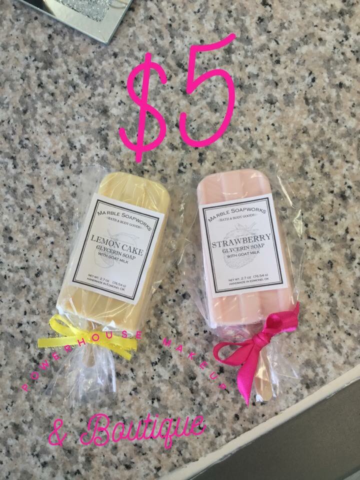 PowerhouseMake1's tweet photo. Summer is coming to an end!! Be sure to grab these adorable popsicle soaps while you still can 🛁🍓🍋😍🎉 https://t.co/KuDZAfvQzn