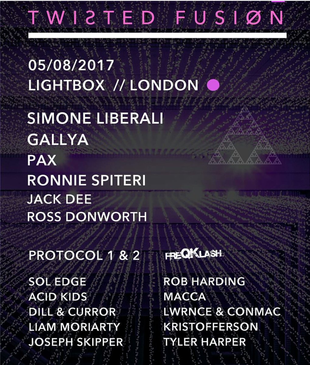 Next up 5th August we join <a href="/twistedfusion15/">Twisted Fusion</a> x <a href="/OutOutPromo/">OutOut Promotions</a> <a href="/lightboxlondon/">Lightbox London</a> stella line up that could be the answer to your festival afters