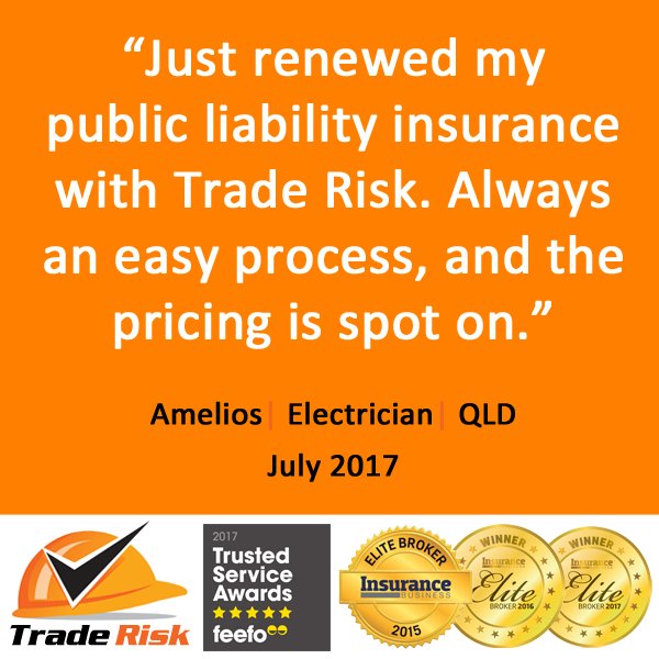traderiskau's tweet photo. More awesome feedback from our great clients. #electricians #Insurance #happycustomer https://t.co/d6PTtXUILl