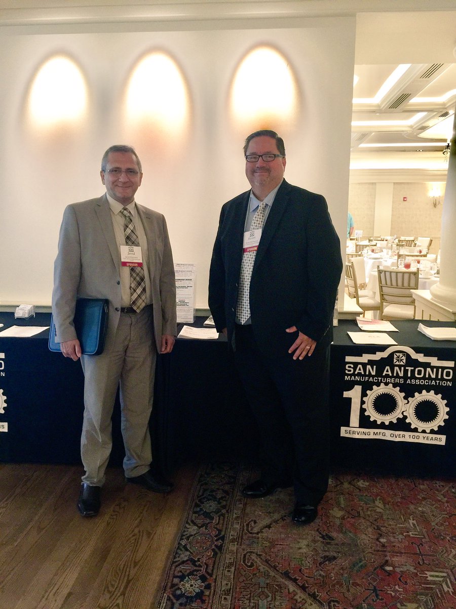 SAMBDAExport's tweet photo. Our #AdvancedManufacturingCenter attended today the @SAMATXORG luncheon. Great event and great #networking! @USMBDA @EconDevUTSA https://t.co/rPR8L1uYiZ
