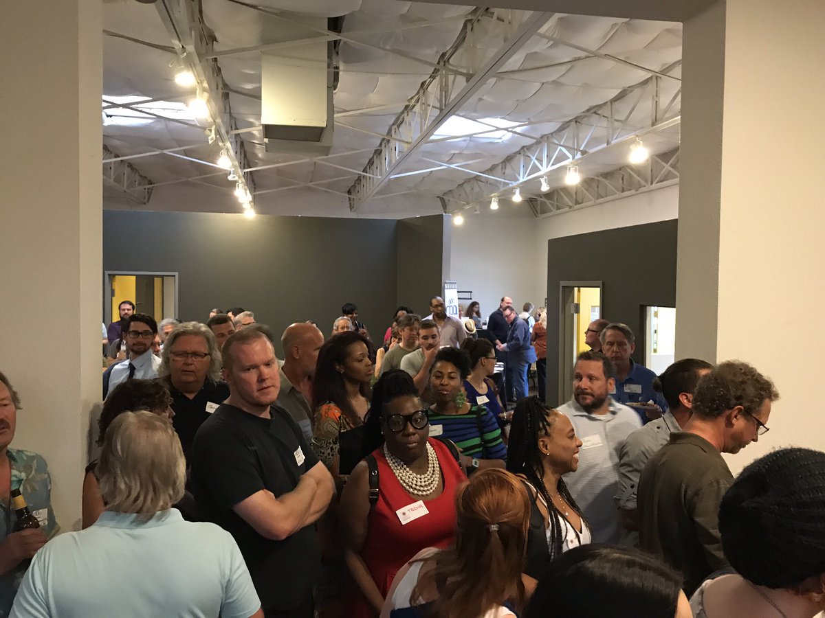 DallasCommish's tweet photo. Great crowd at the Mega Industry Mixer @IdeaMan_Studios hosted by @dallasproducers @wifdallas &amp; #TAMMP!
#dallasfilm #filmdallas #filmtexas https://t.co/3EVGqVF1qC
