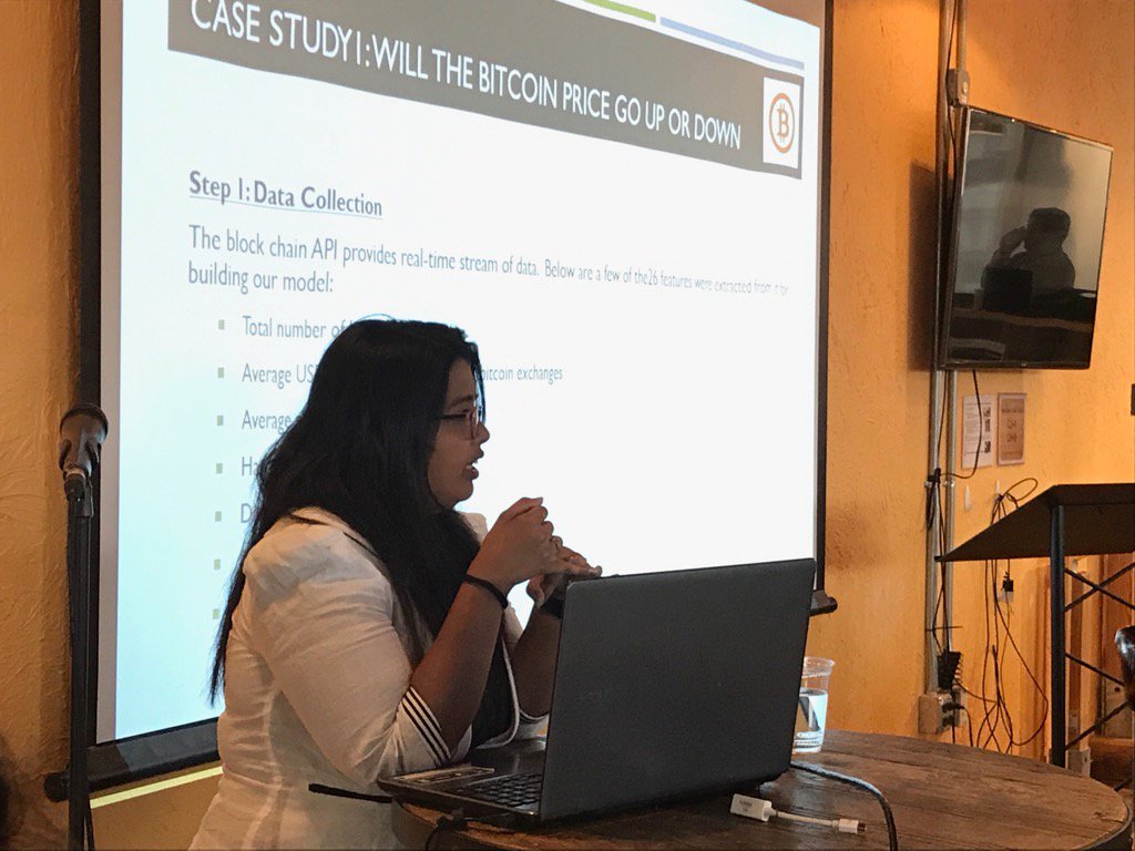 katefedosova's tweet photo. Learning about how to use #MachineLearning to detect anomalies in #bitcoin transactions at @CICCambridge https://t.co/opE5Vn5bO7