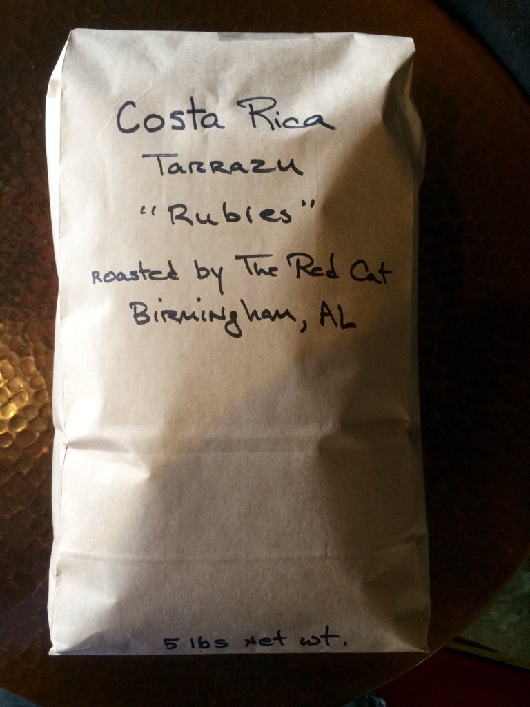Ready to be blended with fine Madagascar chocolate and made into our own chocolate bar, 55% dark. Coming to a Red Cat soon!!