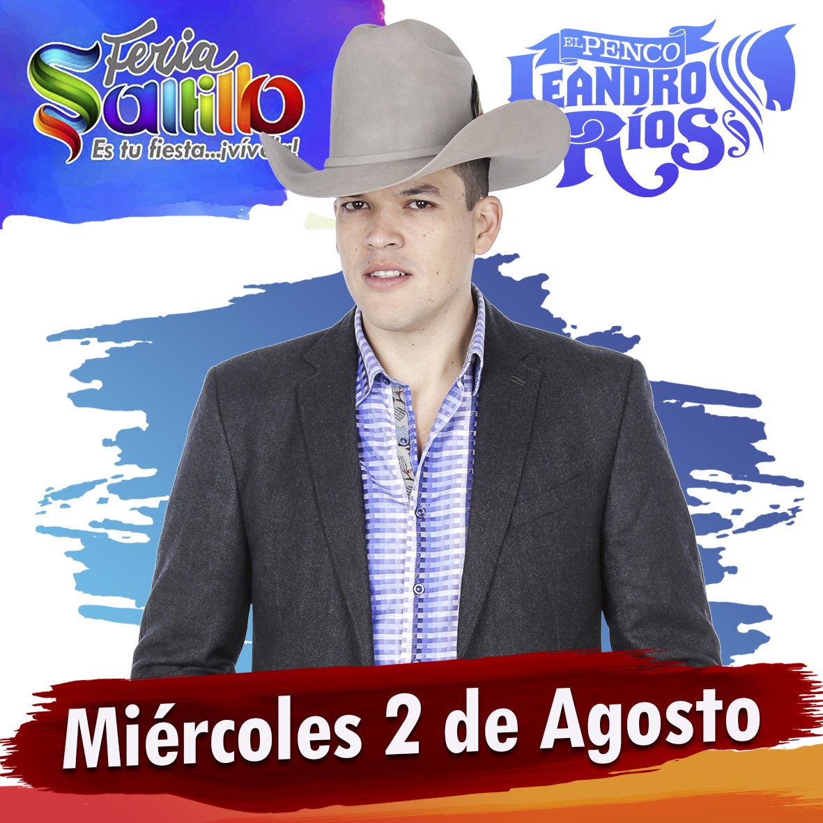 LeandroRiosMx's tweet photo. Mañana nos vemos en el Teatro del Pueblo de la Feria Saltillo #PorqueYoAmoLaMusicaNorteña https://t.co/RPOB8BYrbb