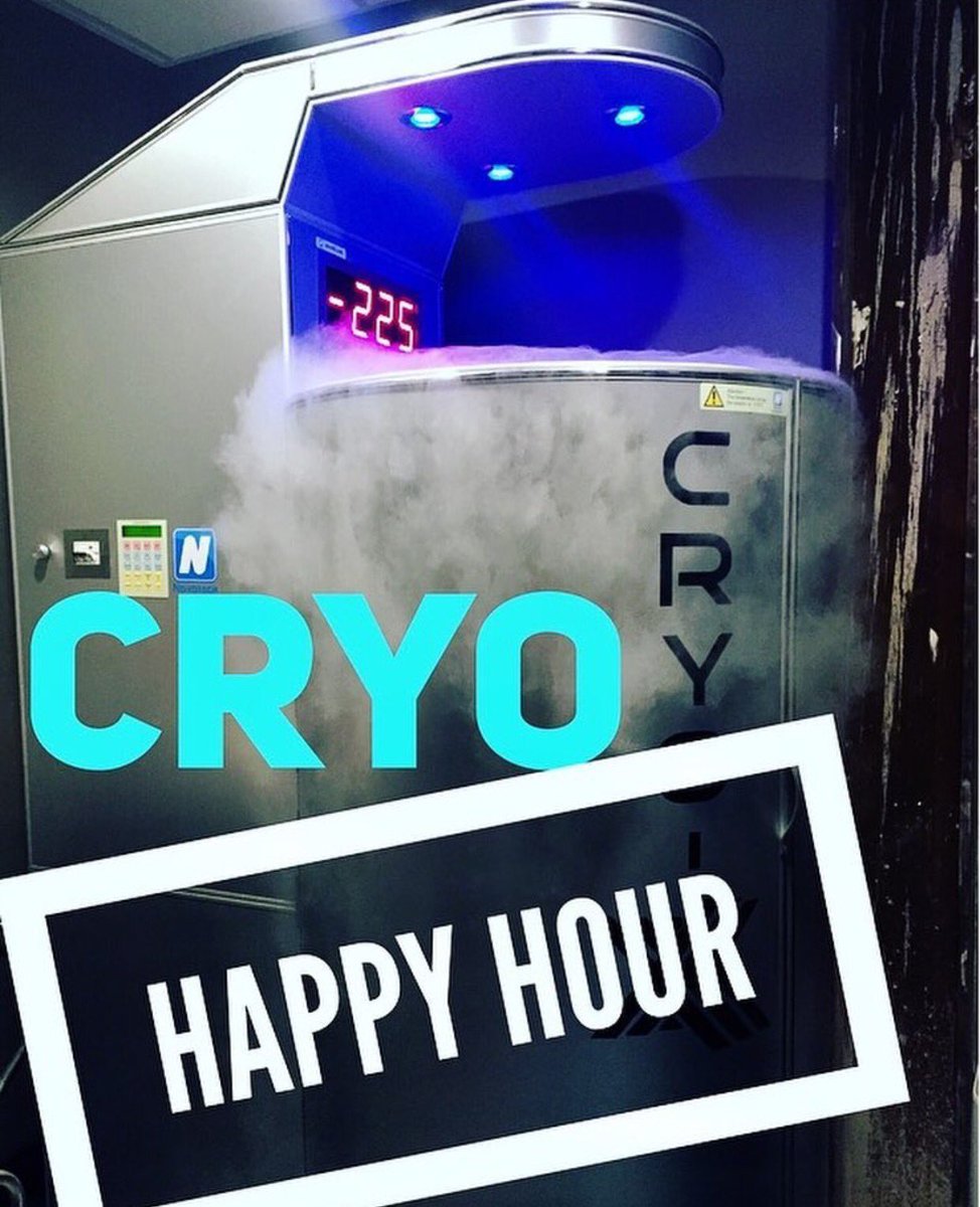 P5Performance's tweet photo. Tomorrow is #Cryo Happy Hour. We have $10 Cryo, $10 compression therapy or $10 localized cryotherapy. Don't miss out. Schedule it NOW! https://t.co/00ivU7gazC
