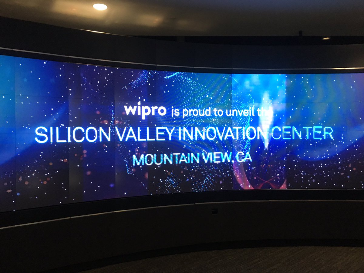 Wipro's tweet image. Delighted to announce the launch of our state-of-the-art #SiliconValley #InnovationCenter in Mountain View, US. #InnovationAtWipro #BeTheNew