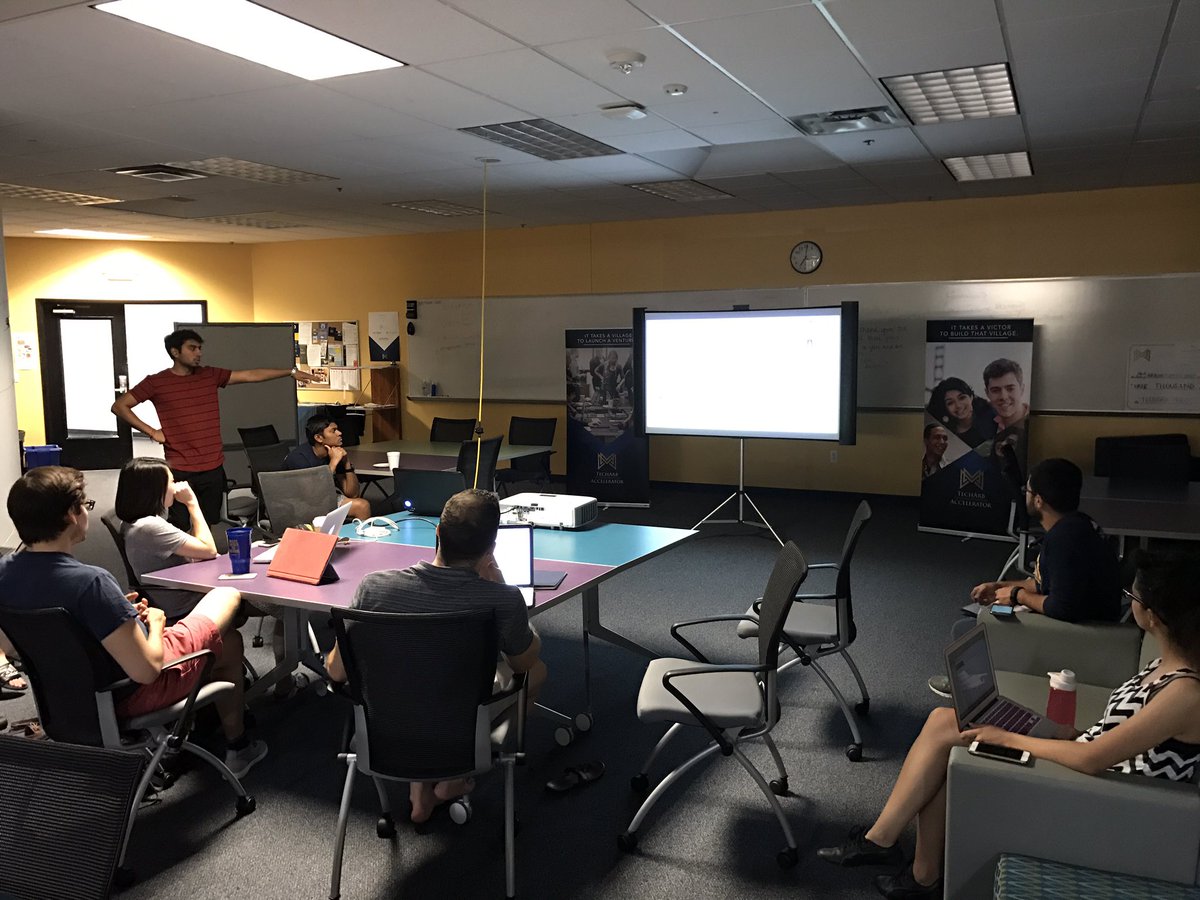 TechArb's tweet photo. Today's spotlight is on @Infinitytechlab and their #pitchrefinement with help from the whole @TechArb crew! #exoskeletonday https://t.co/UJwqh0rHfQ