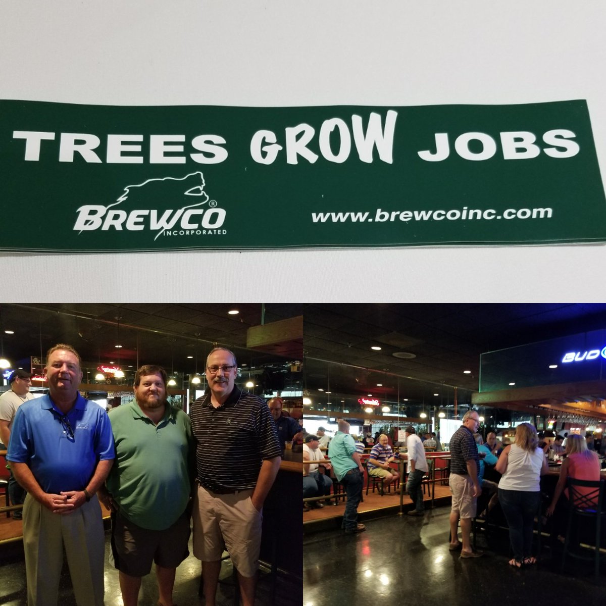 RTAHQ's tweet photo. A huge thank you to #BrewcoInc and Mike Goldston for tonight's RTA #TieGrading Seminar reception https://t.co/r4uSQxB03X