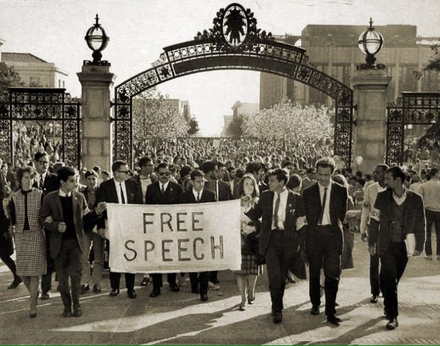 FSUFreeSpeech's tweet photo. Some Universities still believe in this @UCBerkeley https://t.co/aQviH4YYQy
