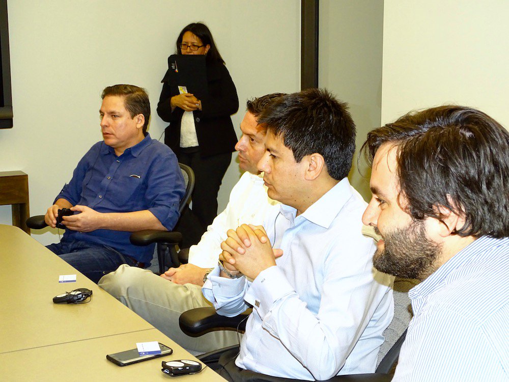 GlobalAustin's tweet photo. Peruvian congressmen's visit to City of Austin council man Jimmy Flannigan's office. #GlobalAustin #Diplomacy https://t.co/47zxDfLUha