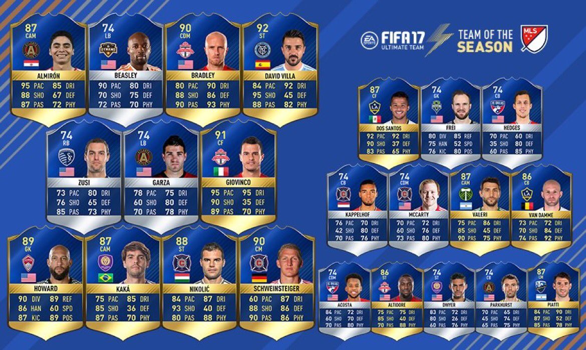 FUTBIBLE_1's tweet photo. MLS All Star er endelig her #fifa17 #fut #fifanorge https://t.co/BNrTN4v3Ad