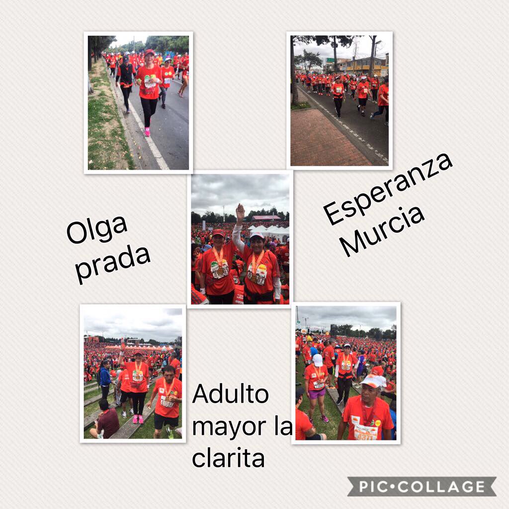 JuliannaForero's tweet photo. Felicidades Olga Prada y Esperanza Murcia personas mayores de Engativá 🏃🏽‍♀️🏃🏻‍♀️completaron 10k en media maratón de Bogotá #MMB2017 @IDRD https://t.co/UR9NZRGl9d