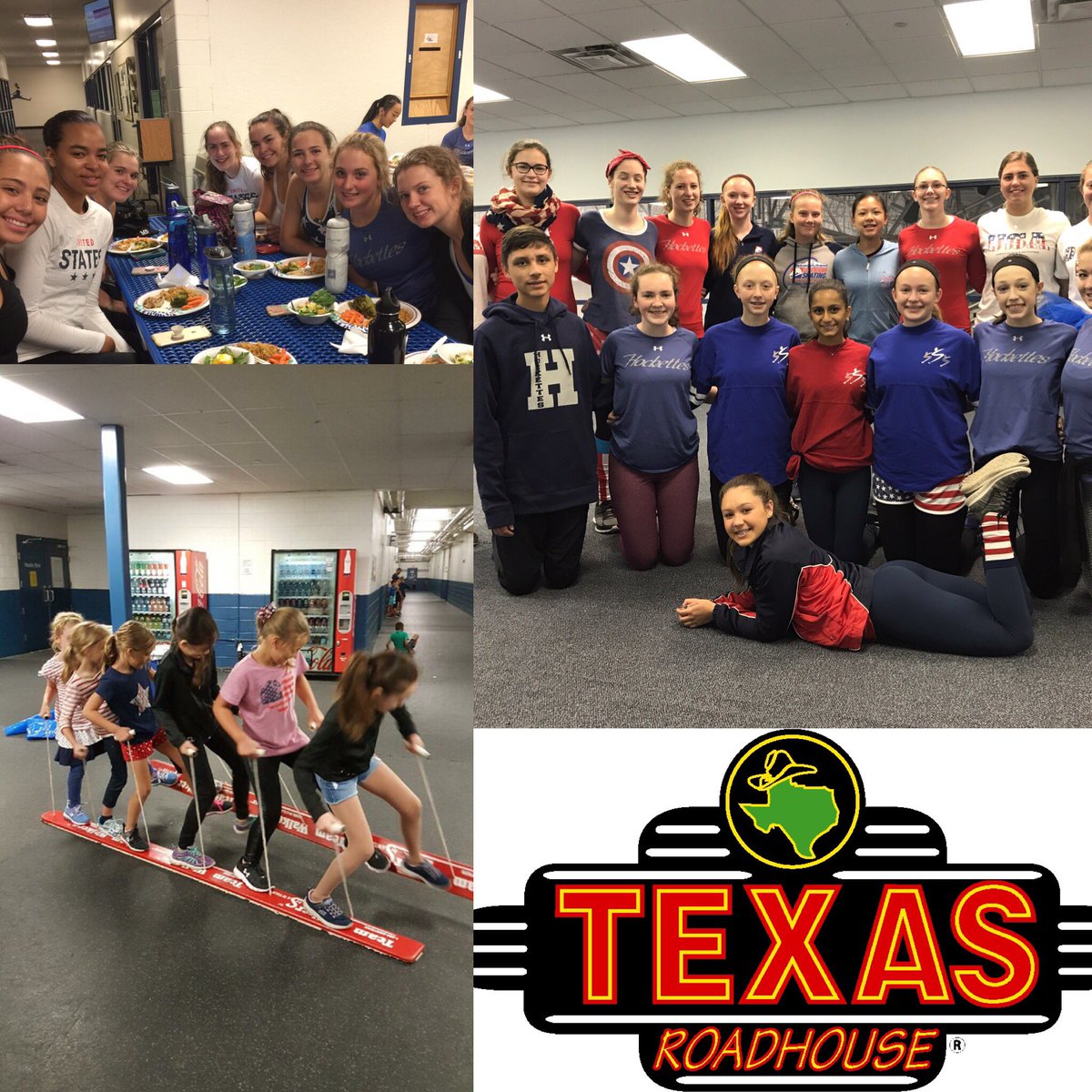 Hockettes colors day at camp while we did team building games, learned new elements, and had lunch from <a href="/texasroadhouse/">Texas Roadhouse</a> Ann Arbor-Saline Rd